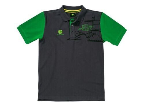 JOHN DEERE Poloshirt Mähdrescher