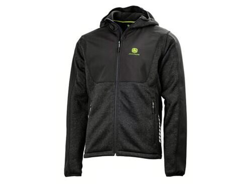 JOHN DEERE Fleecejacke schwarz