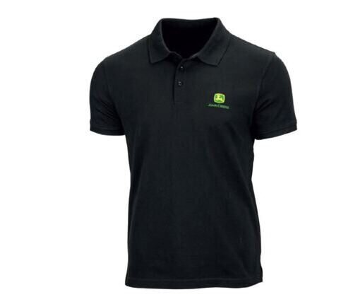 JOHN DEERE Feld Polo Shirt schwarz