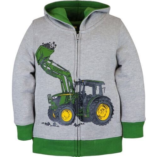 JOHN DEERE Kapuzensweatshirt mit Reissverschluss