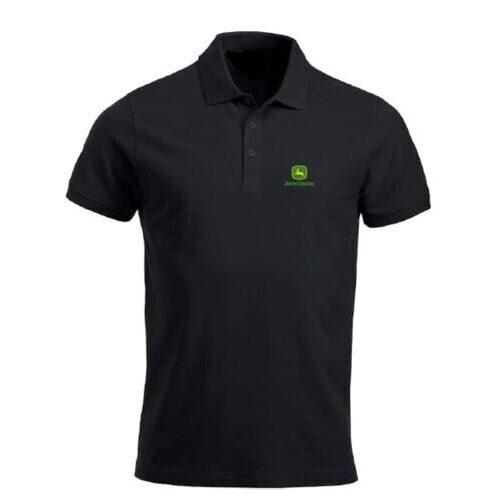 JOHN DEERE Polo-Shirt schwarz