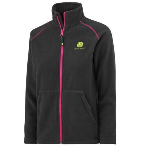 JOHN DEERE Kinder Fleecejacke grau