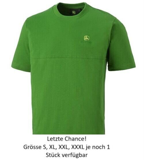 -JOHN DEERE T-Shirt grün mit dekorativer Naht